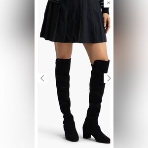 Stuart Weitzman Gillian suede knee-high boots size 10